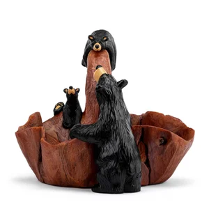 Jeff Fleming Bears - Bear Timber Grand Basket — Bear Country Gallery